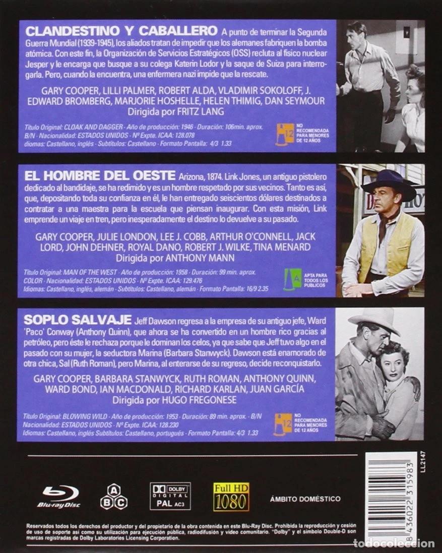 Cine: PACK GARY COOPER VOL 1 (BLU-RAY) - Foto 2