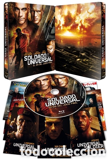 Cine: Soldado Universal: El D&iacute;a del Juicio Final (Edici&oacute;n Met&aacute;lica con 8 Postales) - Blu-Ray