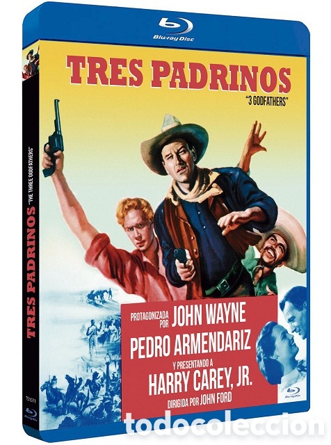 Cine: Tres padrinos (The three godfathers) - Blu-Ray