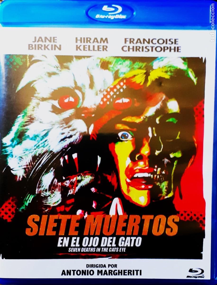 Cinema: SIETE MUERTOS EN EL OJO DEL GATO. CINE BLU-RAY. COLECCION.