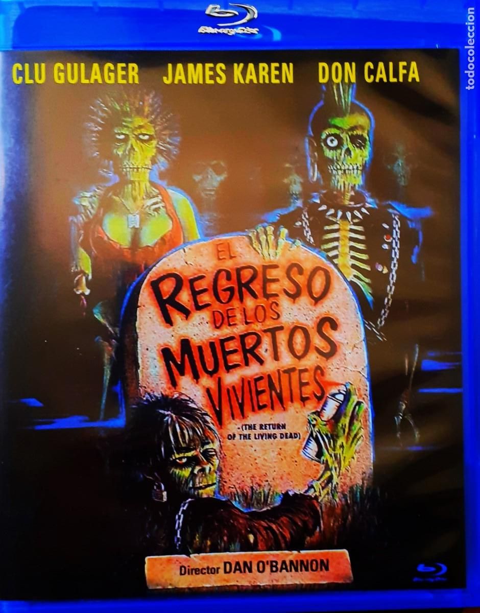 Cinema: EL REGRESO DE LOS MUERTOS VIVIENTES. CINE EL BLU-RAY. COLECCION.