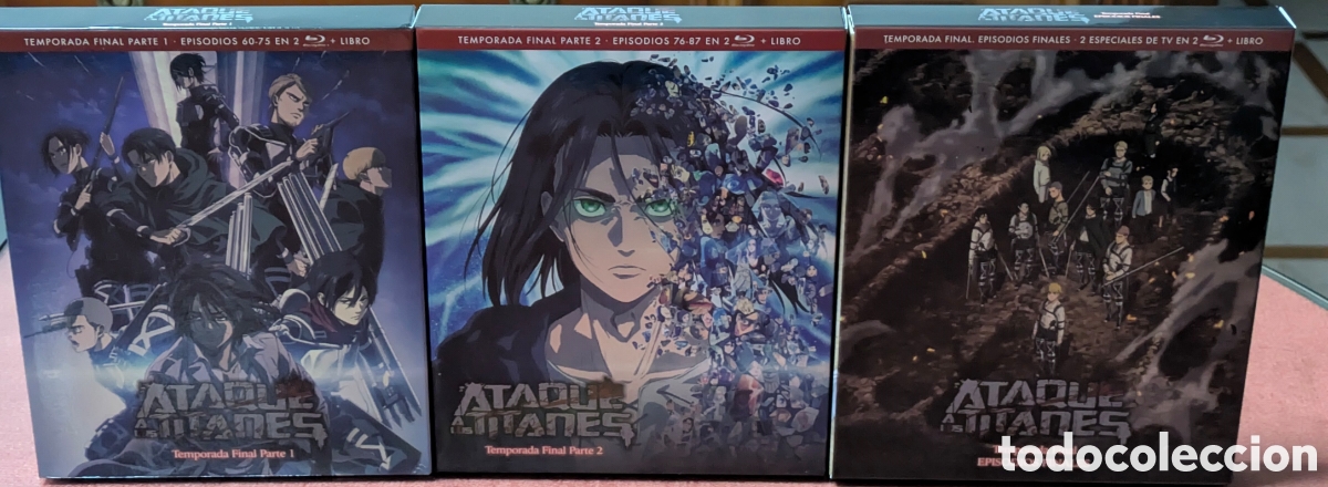 Cine: Ataque a los titanes bluray temporada final