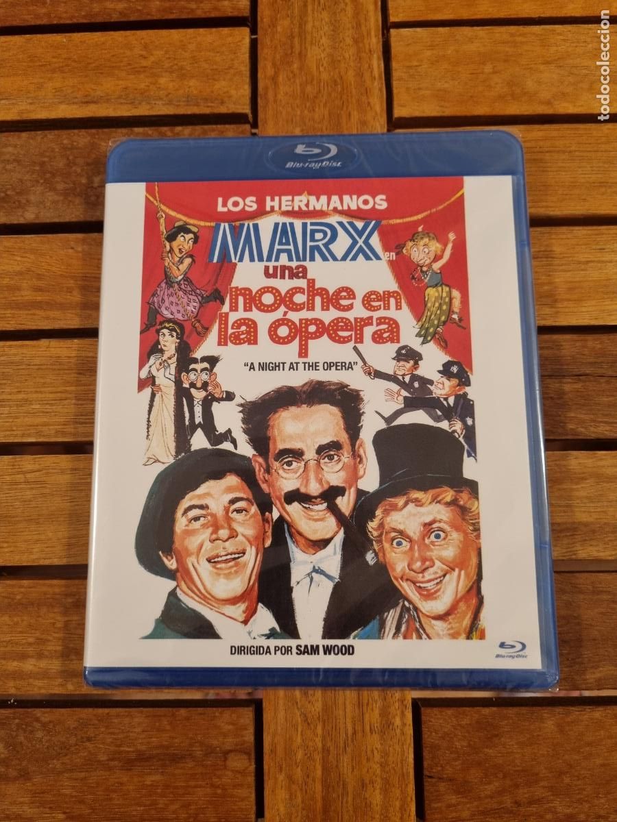 Cine: Una noche en la &oacute;pera - Blu-ray nuevo - A night at the opera - Hermanos Marx