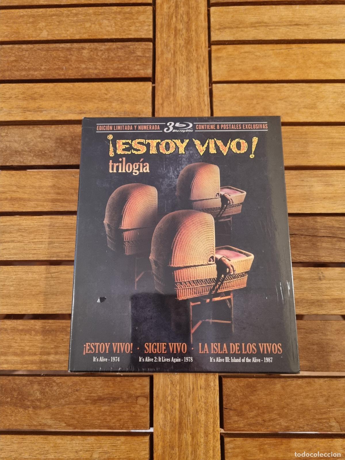 Cine: Estoy vivo - Trilog&iacute;a - Sigue vivo - La isla de los vivos - Blu-ray nuevo - Limitada y con postales