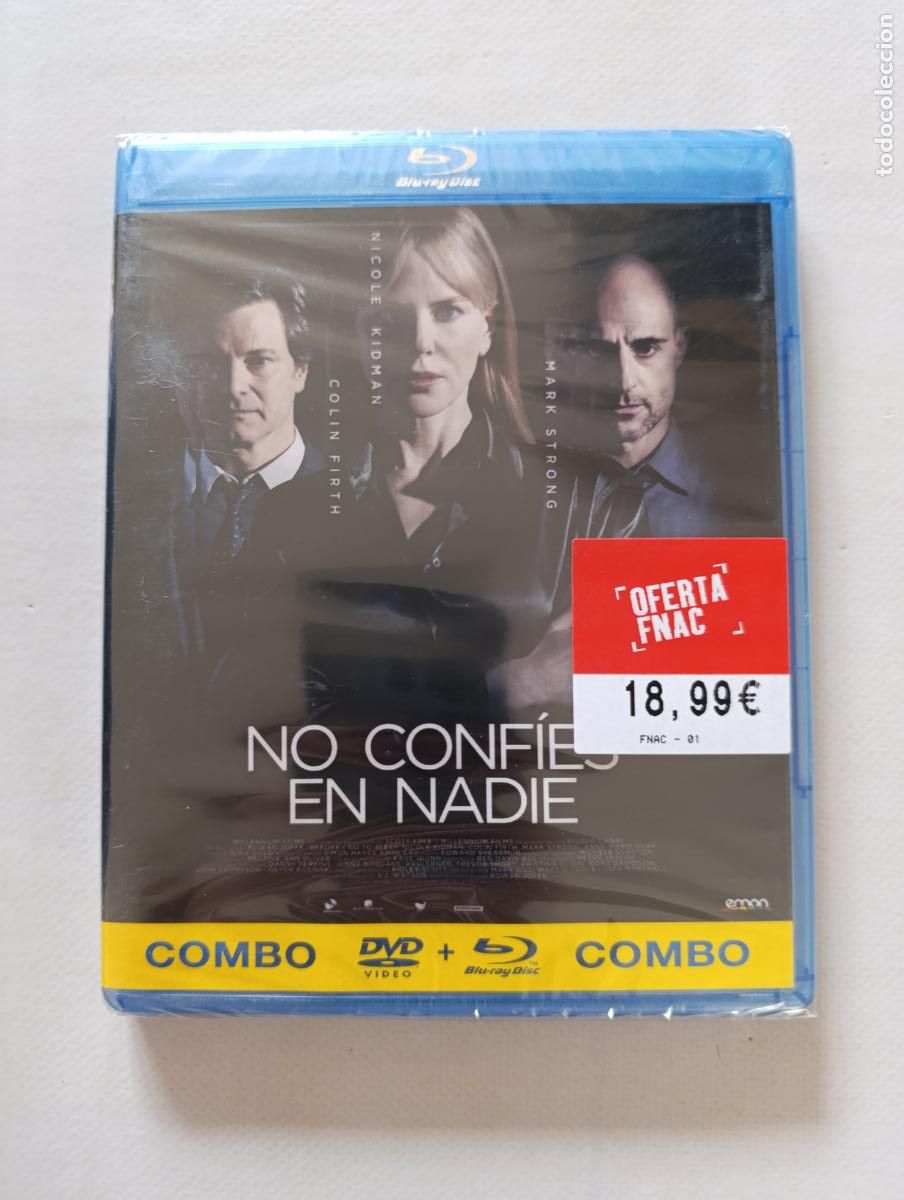 Cine: BLU-RAY + DVD NO CONFIES EN NADIE - NICOLE KIDMAN, COLIN FIRTH - NUEVO, PRECINTADO (290w)