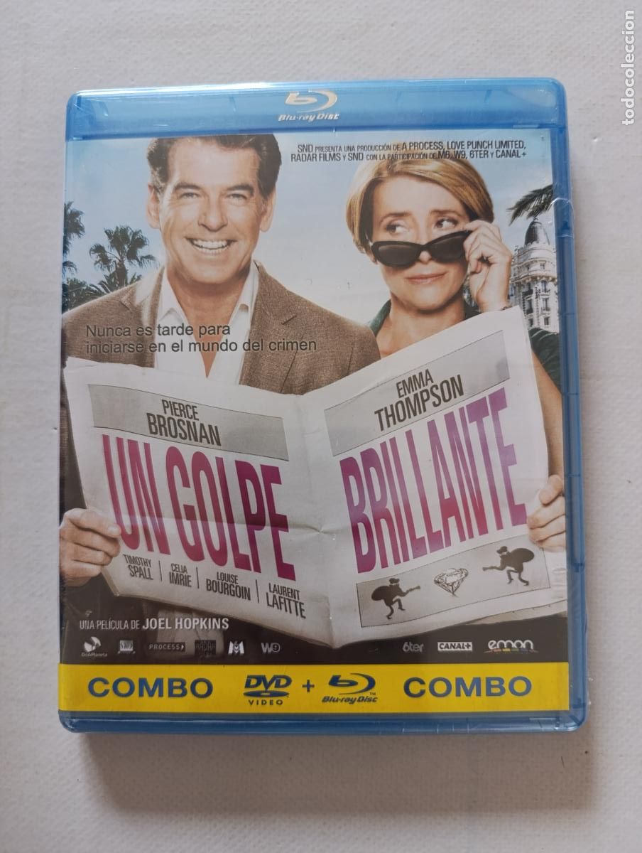 Cine: BLU-RAY + DVD UN GOLPE BRILLANTE - PIERCE BROSNAN, EMMA THOMPSON - NUEVO, PRECINTADO (290w)