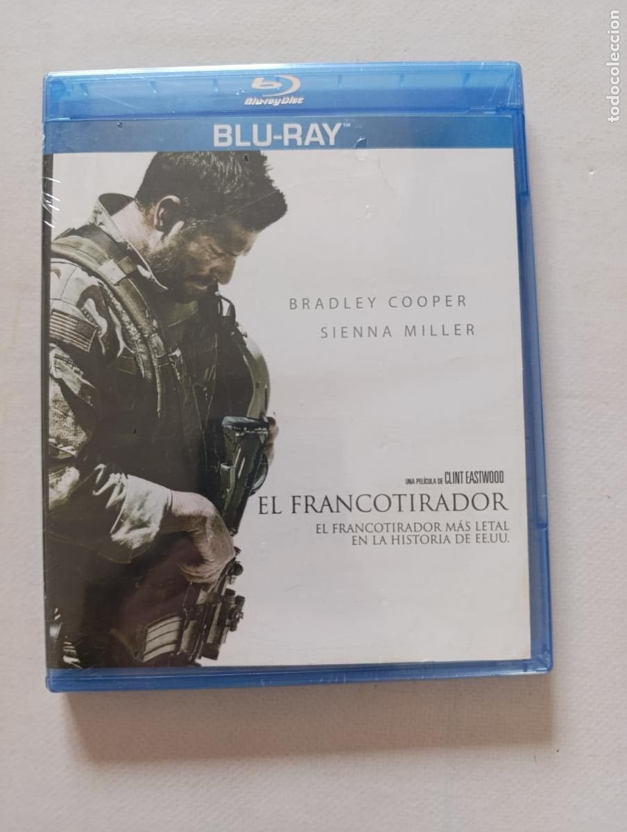 Cine: BLU-RAY EL FRANCOTIRADOR - CLINT EASTWOOD - NUEVO, PRECINTADO (290w)