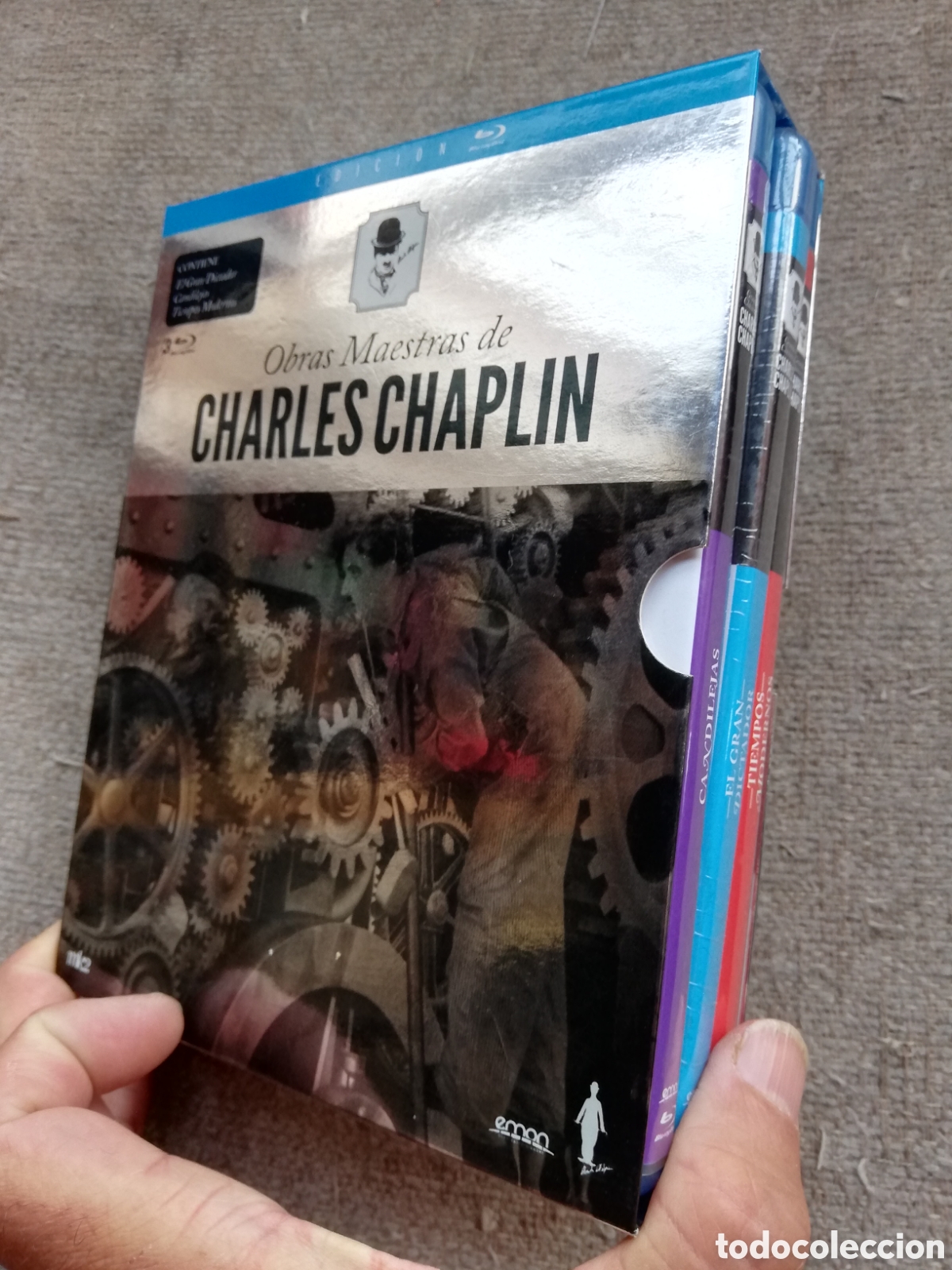 Cinema: Obras maestras de Charles Chaplin. Caja 3 blu-ray. Candilejas, Tiempos modernos, El gran dictador
