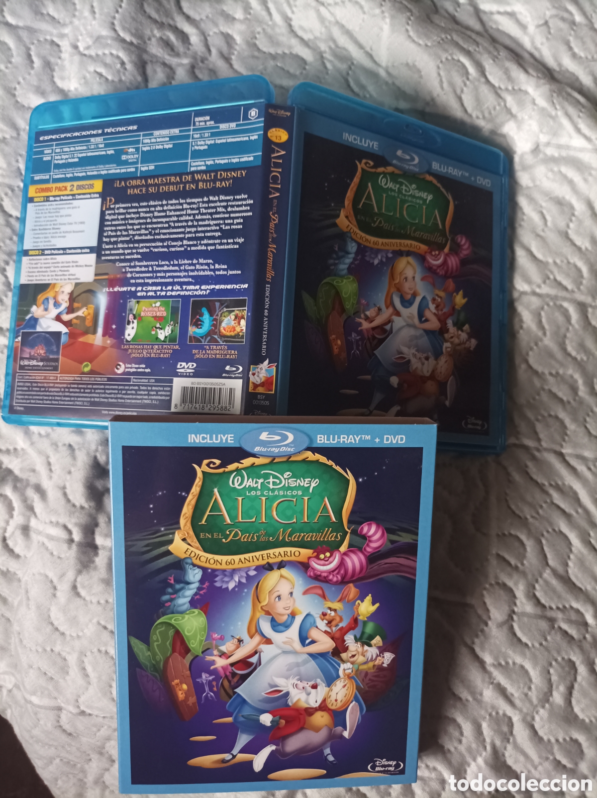 Cine: ALICIA EN EL PAIS DE LAS MARAVILLAS BLU RAY DISC ORIGINAL CON FUNDA