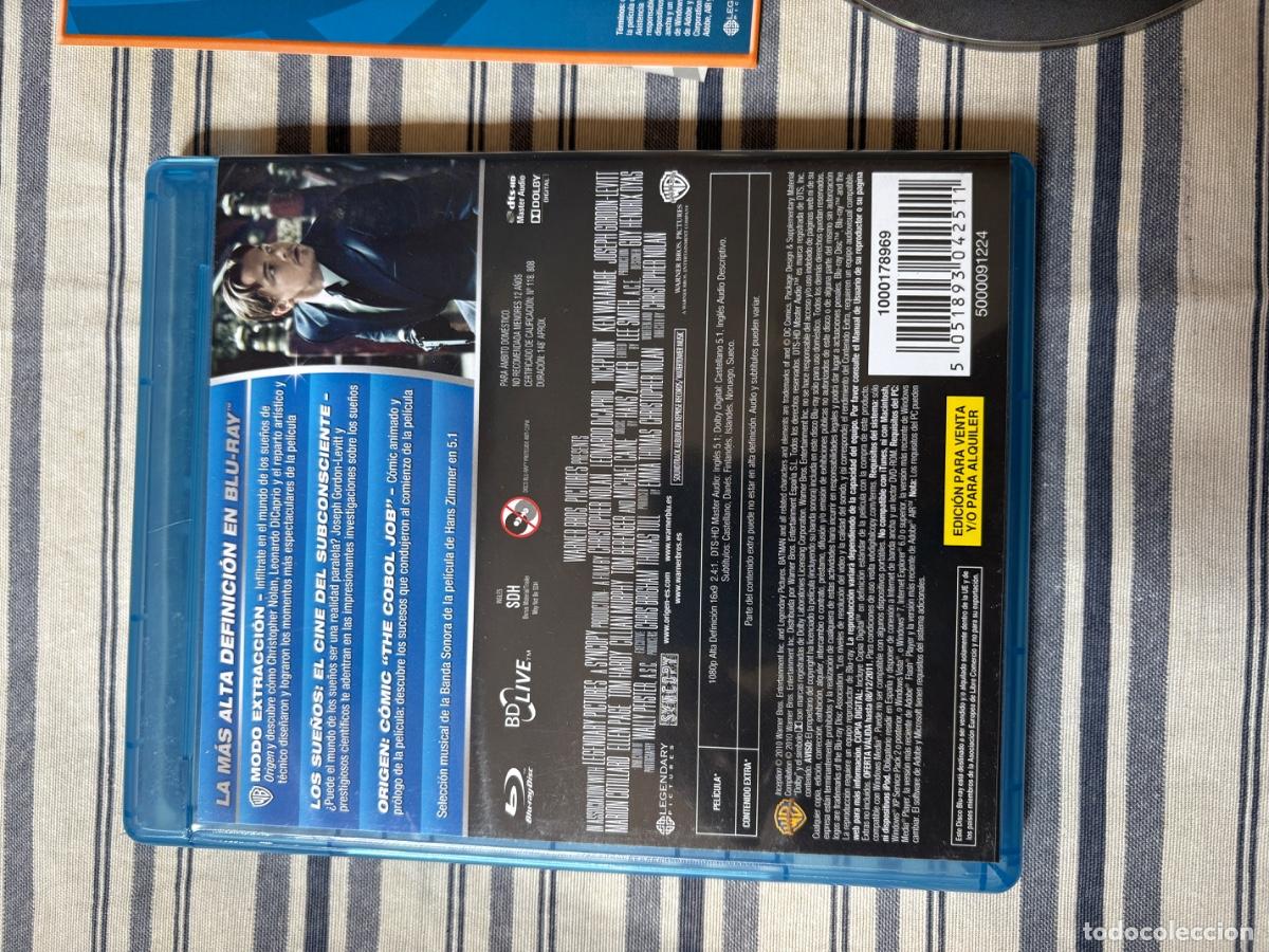 Cine: DVD4. ORIGEN LEONARDO DICAPRIO BLURAY - Foto 2