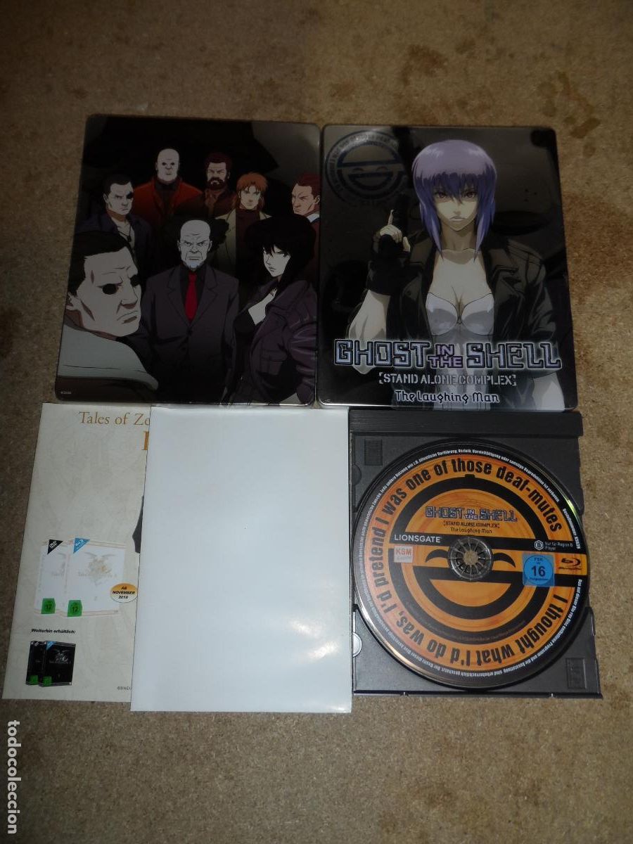 Cine: BLU-RAY - GHOST IN THE SHELL THE LAUGHING MAN STEELBOOK (ANIME)