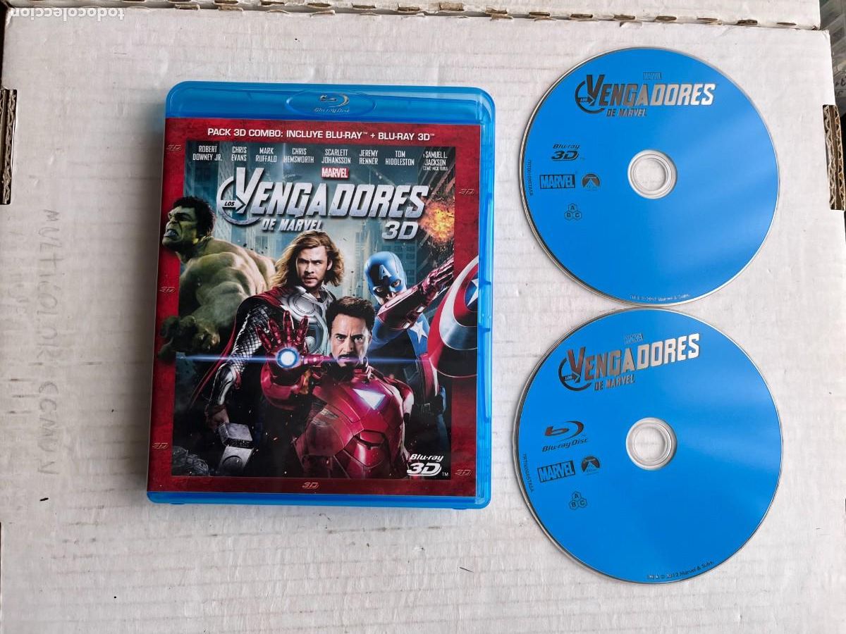 Cine: MARVEL VENGADORES 3D - PELICULA BRAY BLURAY KREATEN