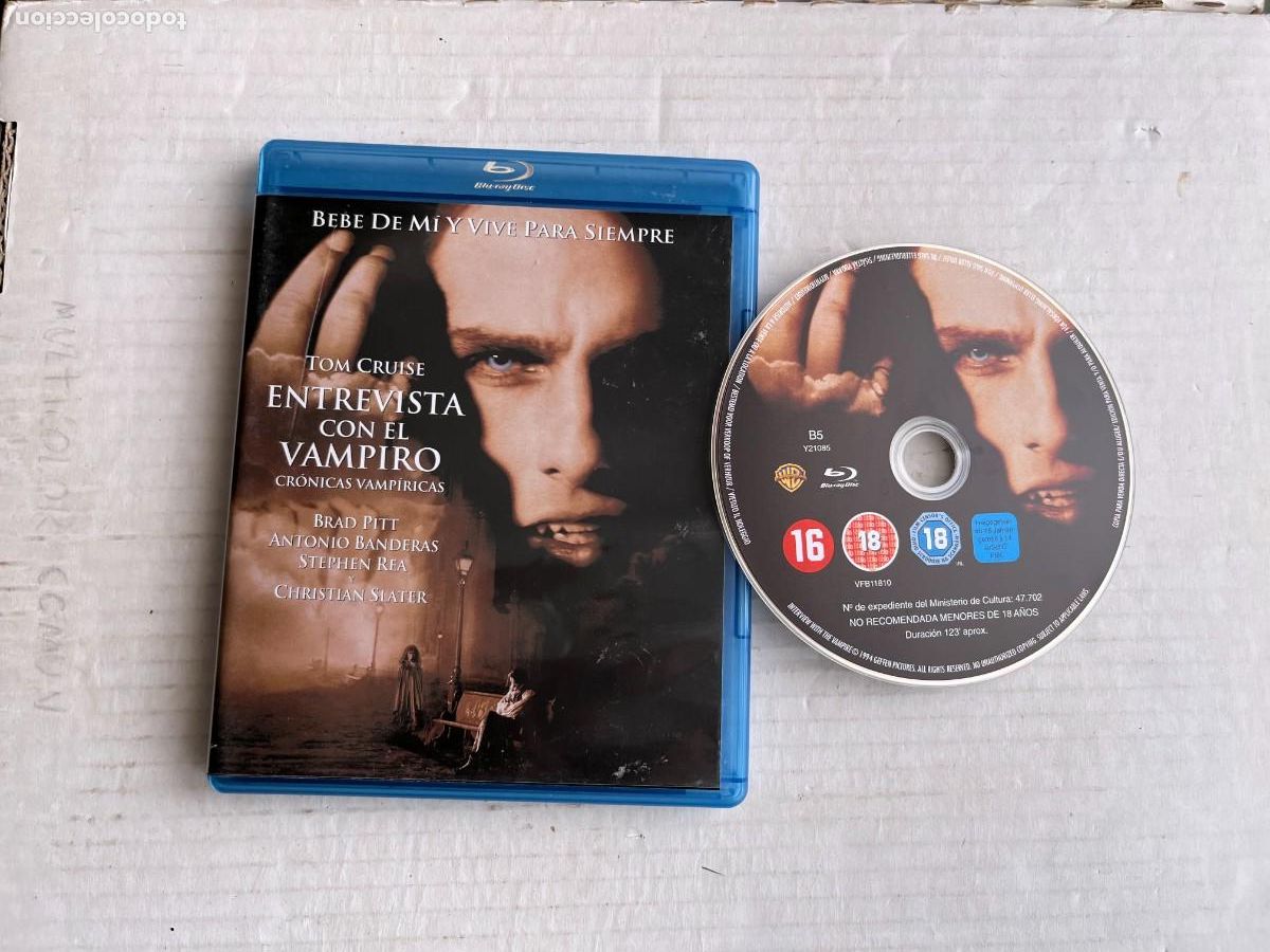 Cine: ENTREVISTA CON EL VAMPIRO CRONICAS VAMPIRICAS - PELICULA BRAY BLURAY KREATEN