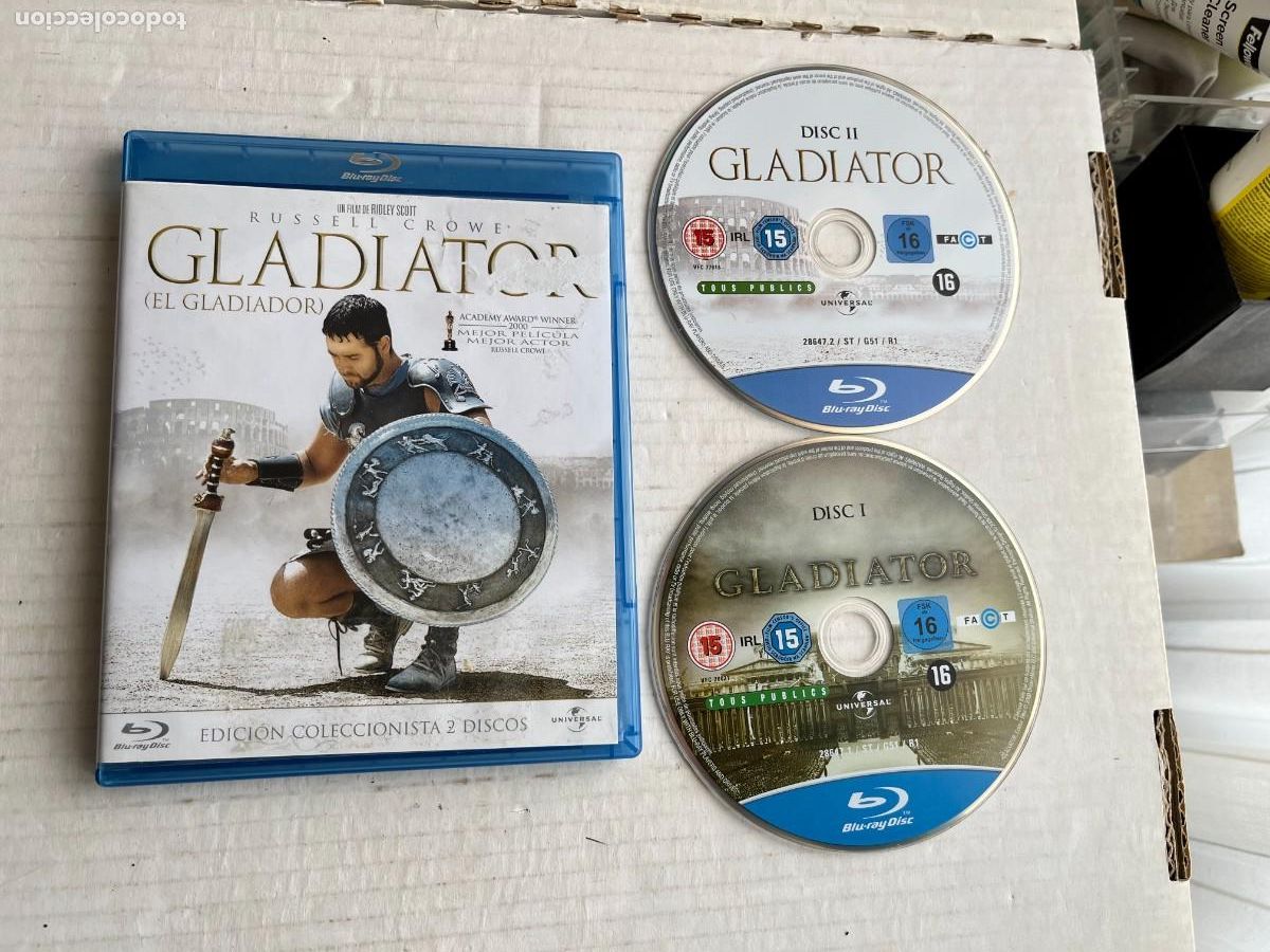 Cine: GLADIATOR - EL GLADIADOR - PELICULA BRAY BLURAY KREATEN