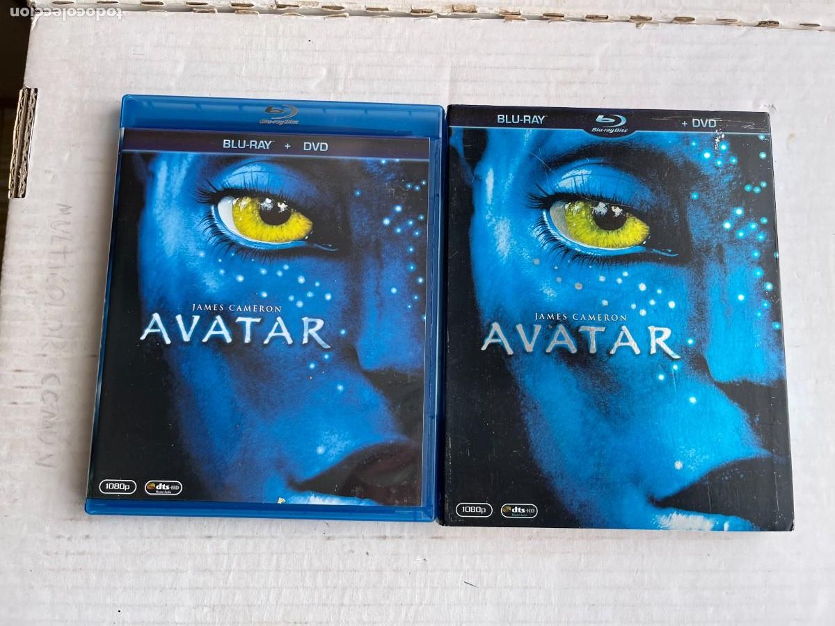 Cine: JAMES CAMERON AVATAR CAJA CARTON EXTERNA - PELICULA BRAY BLURAY KREATEN