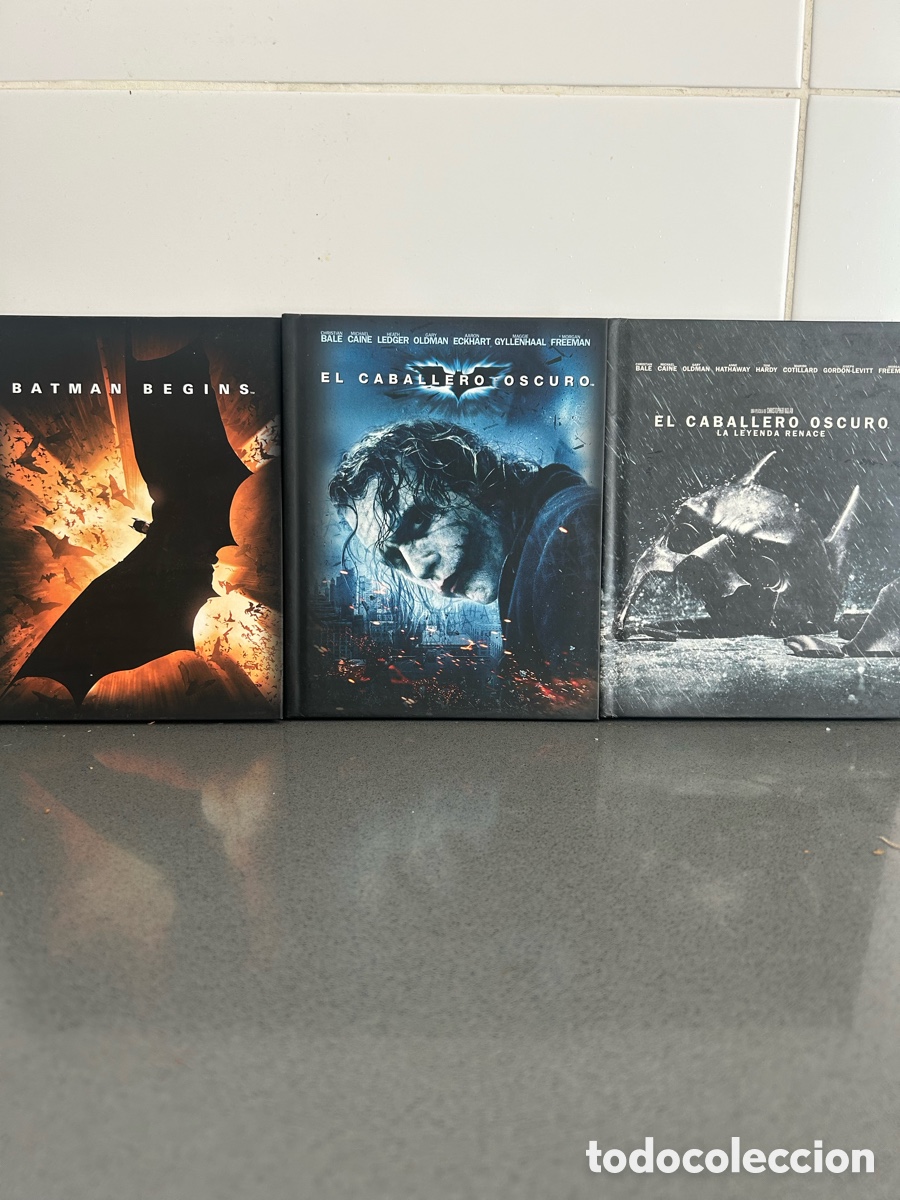 Cine: Pack Digibook Trilog&iacute;a Batman el caballero Oscuro bluray