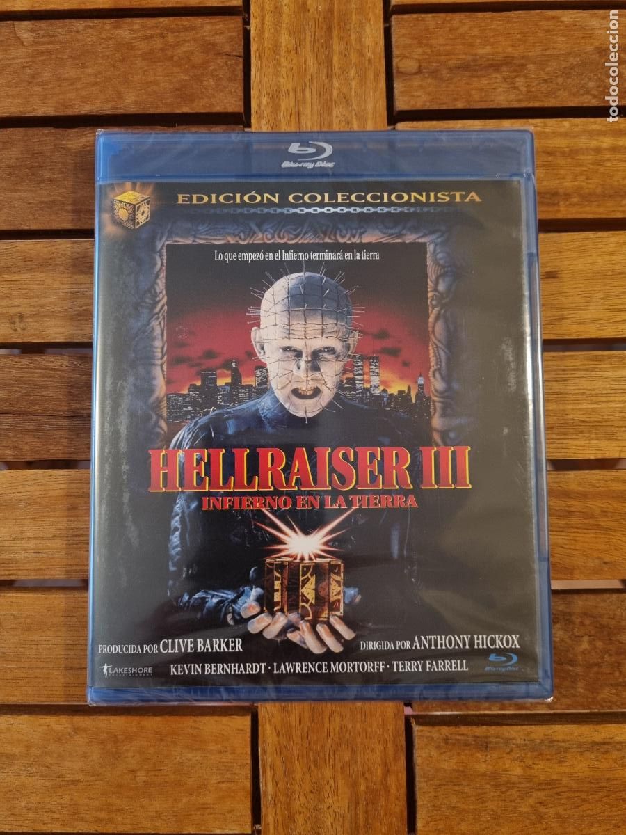 Cine: Hellraiser III - Infierno en La Tierra - Blu-ray nuevo - Hell on Earth - Edici&oacute;n coleccionista