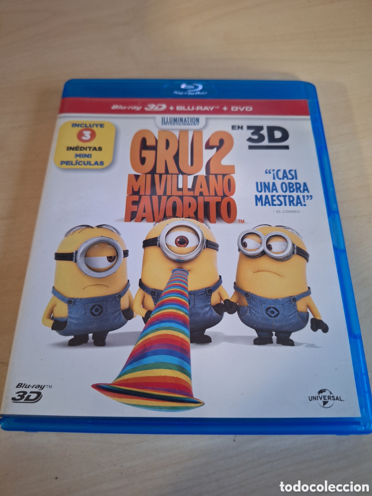Cine: RB22 gru 2 mi villano favorito 3D BLURAY SEGUNDAMANO