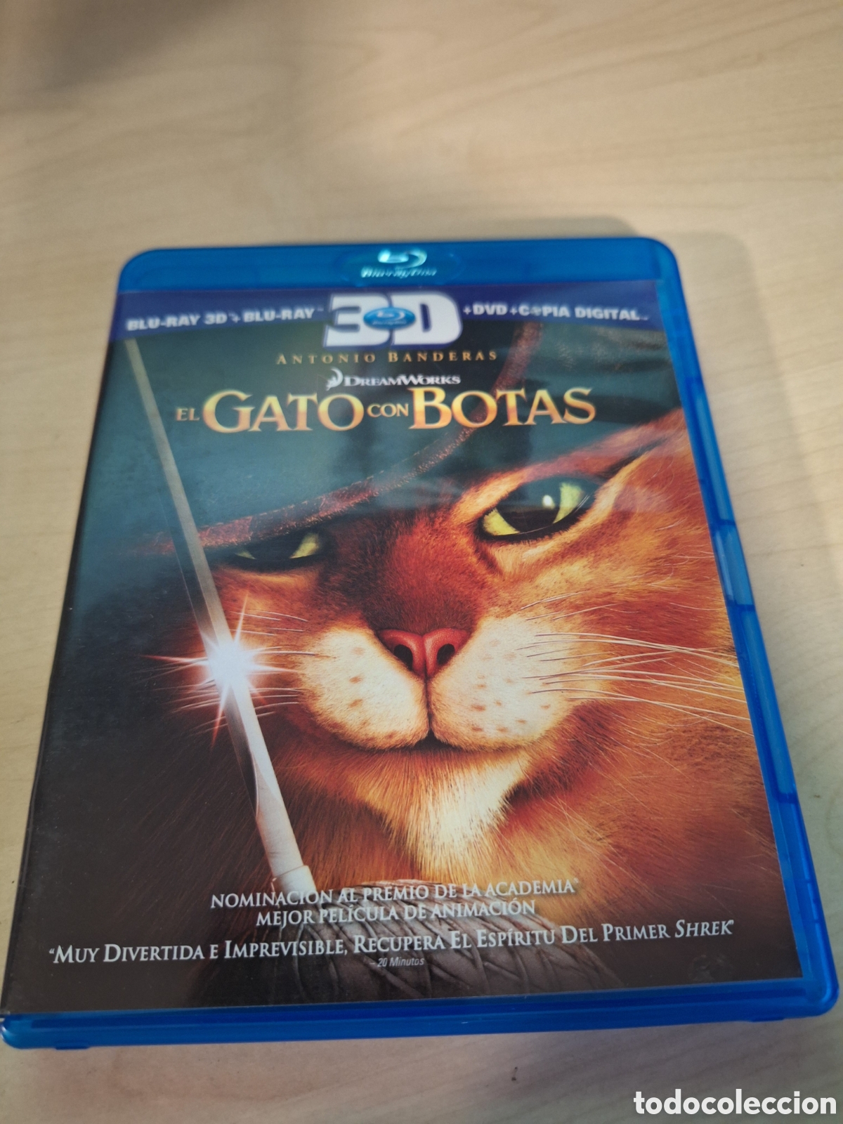 Cine: RB28 el gato con botas 3D BLURAY SEGUNDAMANO