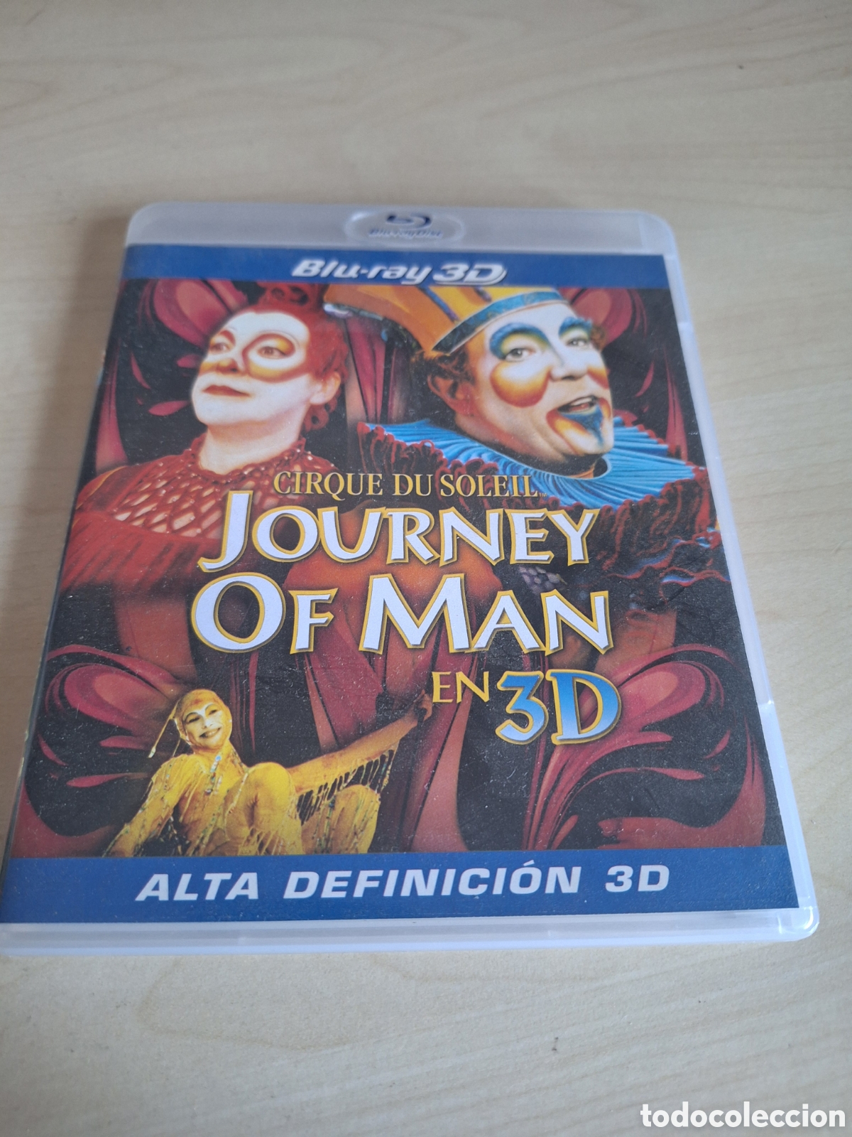 Cine: RB40 cirque du soleil journey of man 3D BLURAY SEGUNDAMANO
