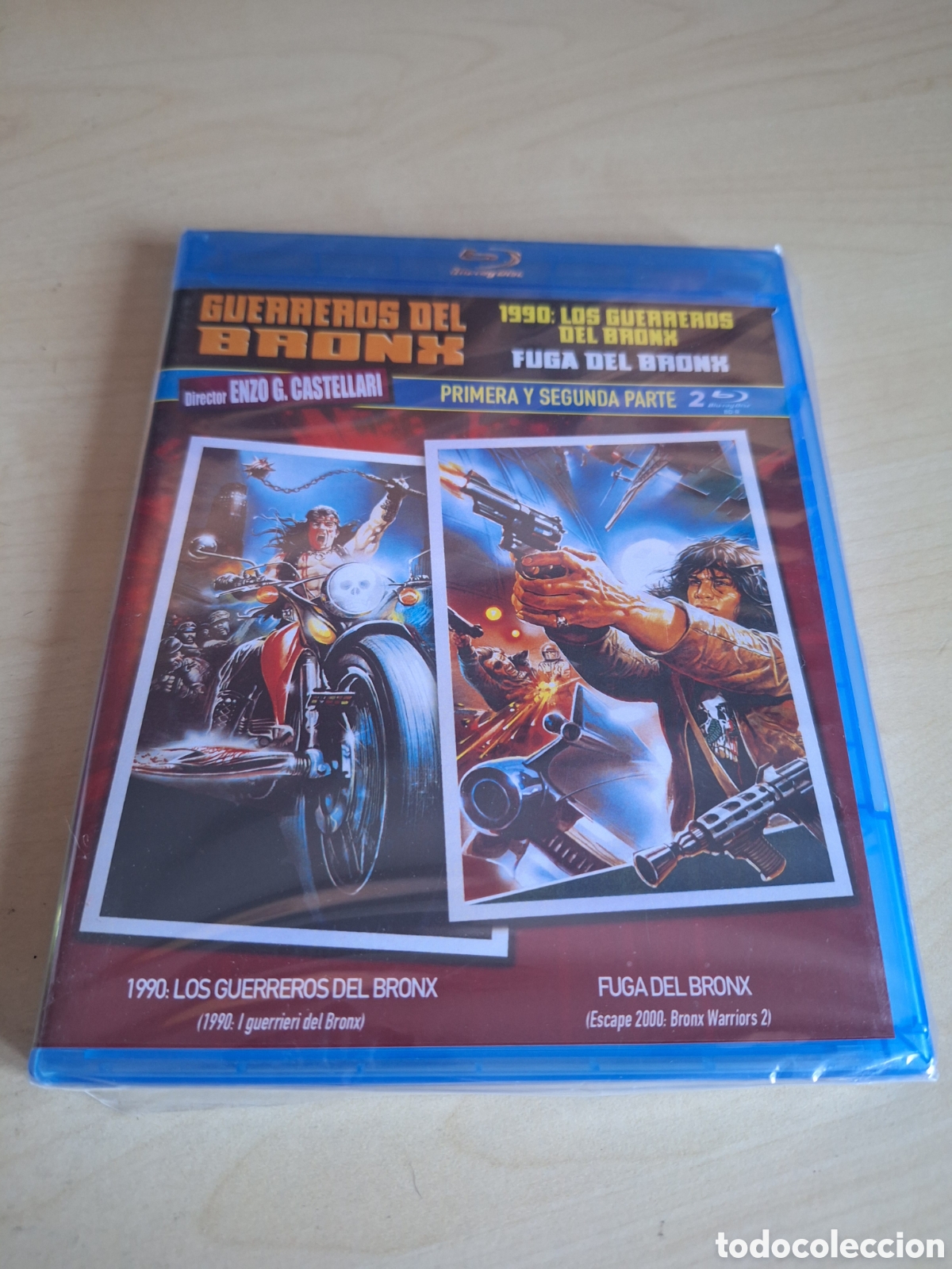 Cine: RB42 pack guerreros del bronx / 1990 los guerreros del bronx fuga del bronx BLURAY PRECINTADO