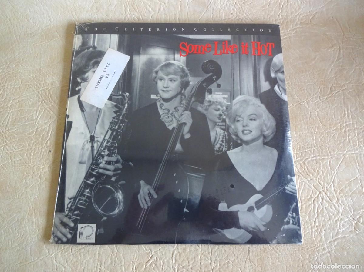 Cine: disco laser disc Some like it hot nuevo! original Marilyn Monroe version criterion
