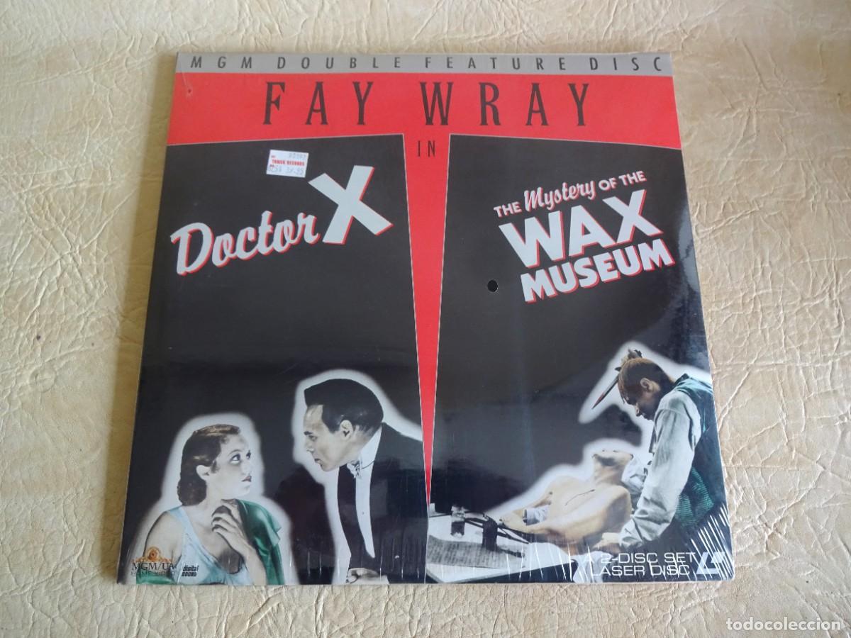 Cine: disco laser disc Doctor X y The mystery of the wax museum nuevo! original