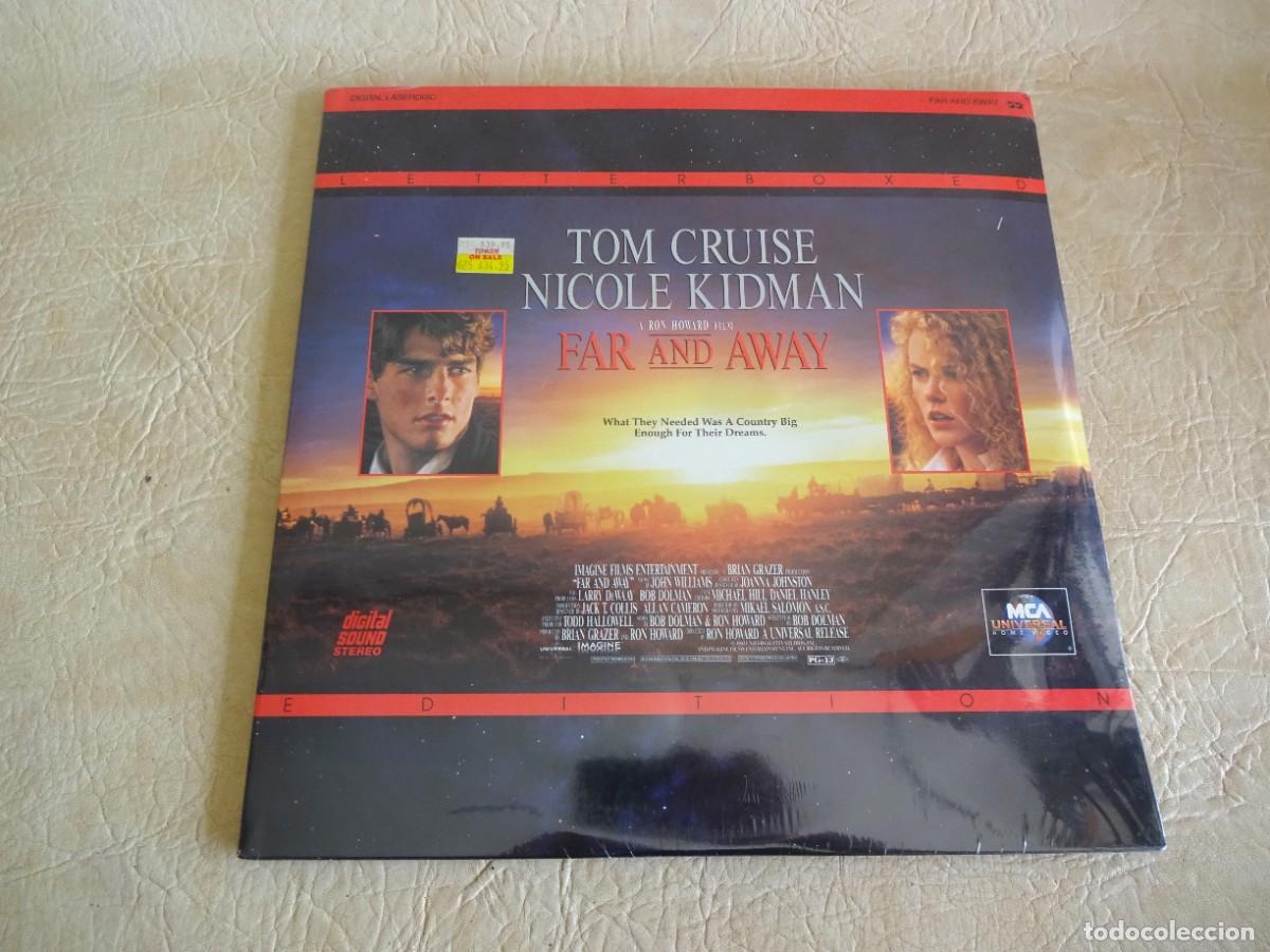 Cine: disco laser disc Far and away nuevo! original Tom Cruise Nicole Kidman