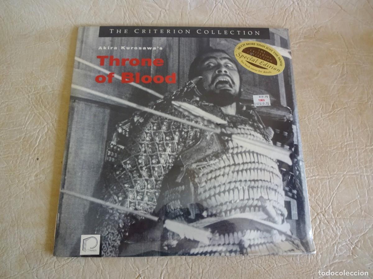 Cine: disco laser disc Throne of Blood nuevo! original Akira Kurosawa's criterion