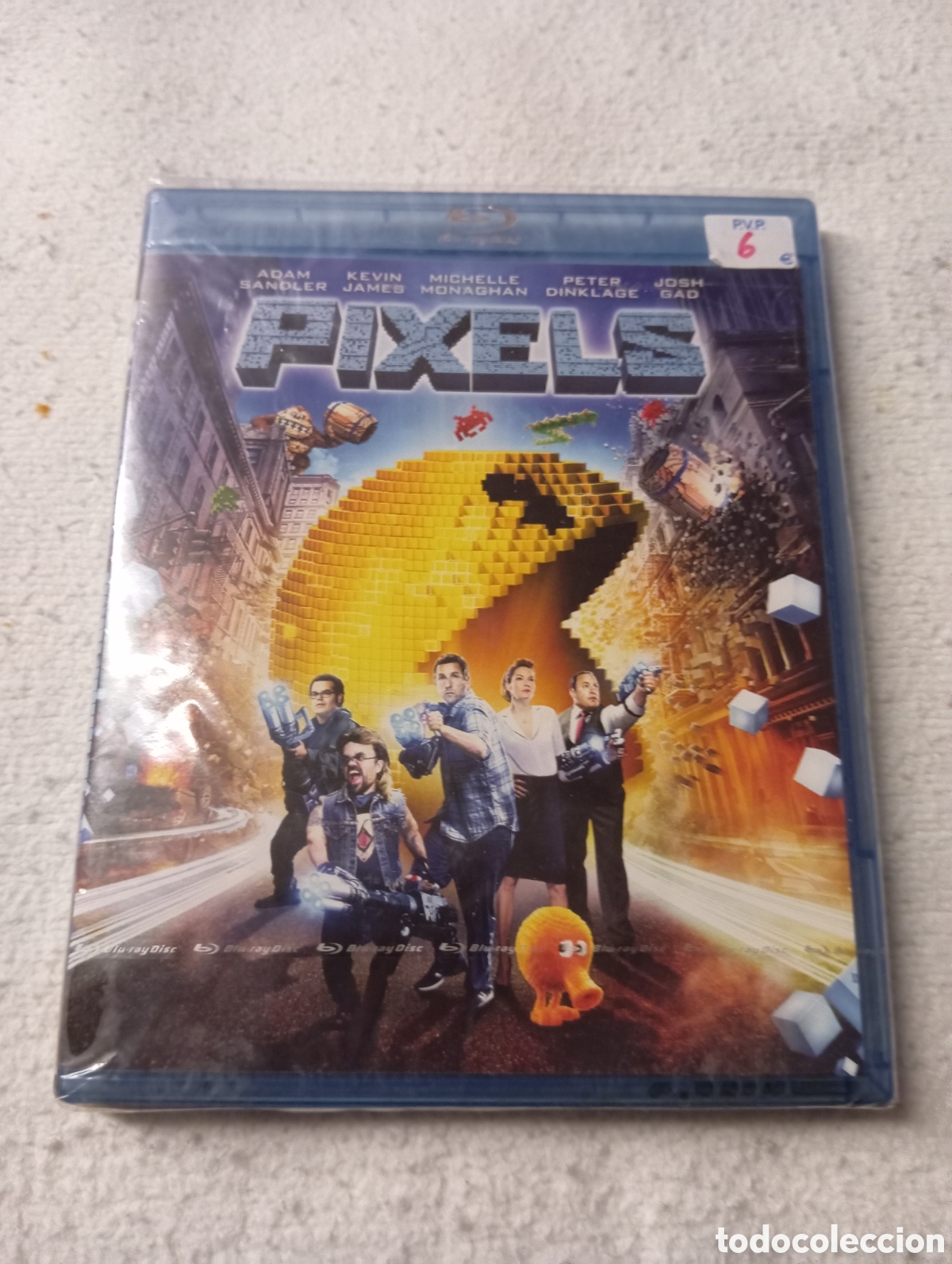 Cine: Pixels Blu-ray Precintado | Adam Sandler | Comedia y Ciencia Ficci&oacute;n | Edici&oacute;n Espa&ntilde;ola