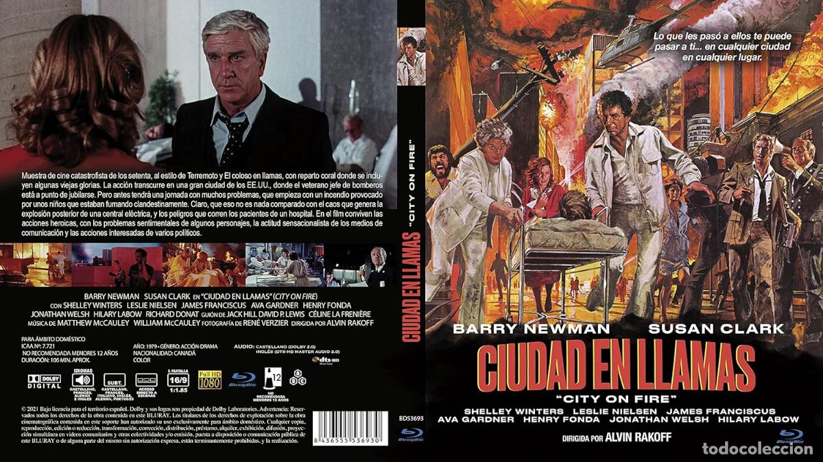 Cine: CIUDAD EN LLAMAS BD - NUEVO - Foto 2