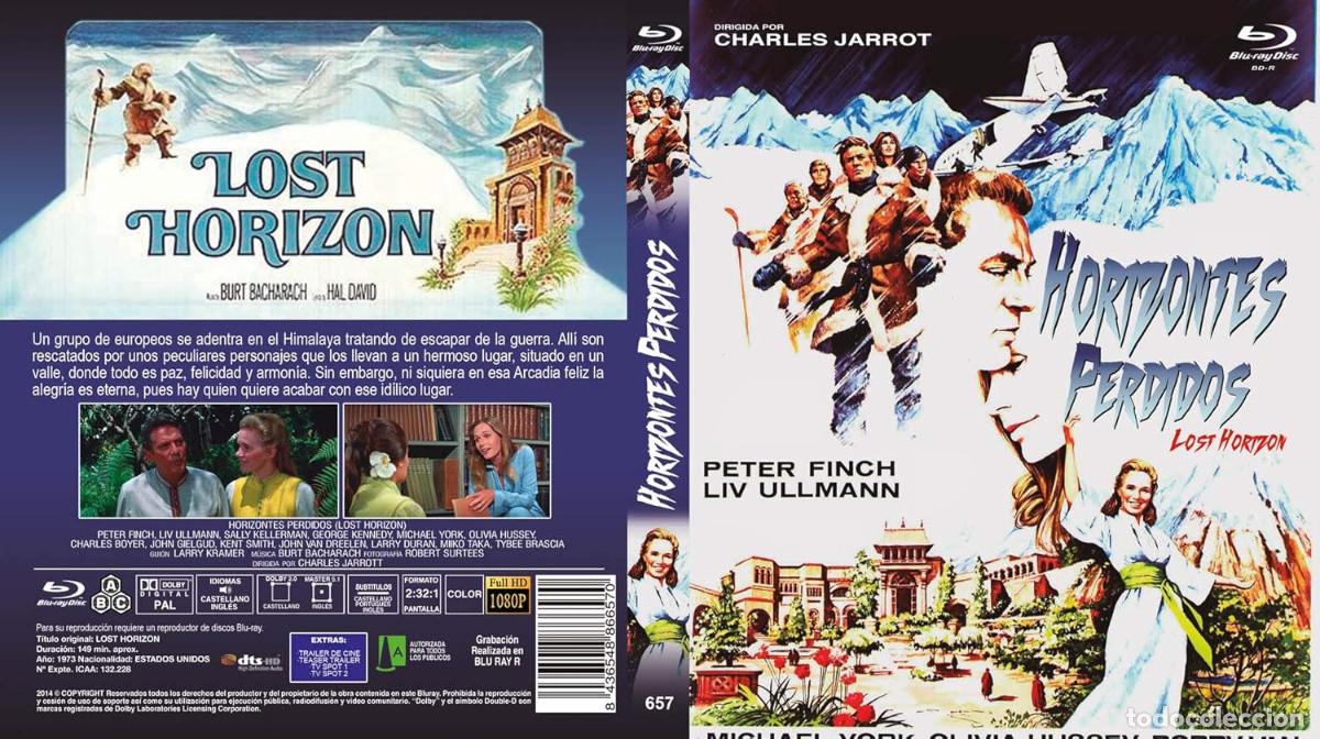 Cine: HORIZONTES PERDIDOS 1973 BD - NUEVO - Foto 2