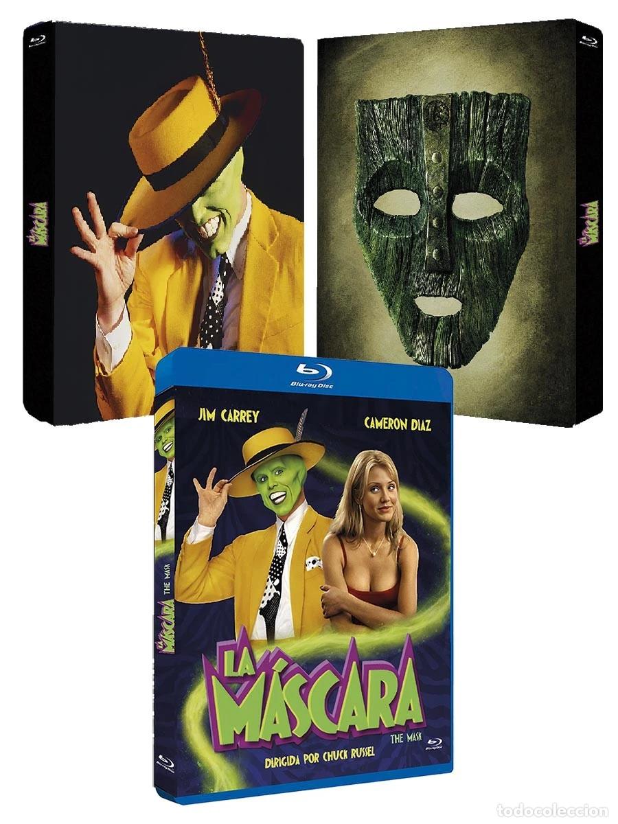 Cine: N0526 La M&aacute;scara BD + Steelbook 1994 The Mask - NUEVO