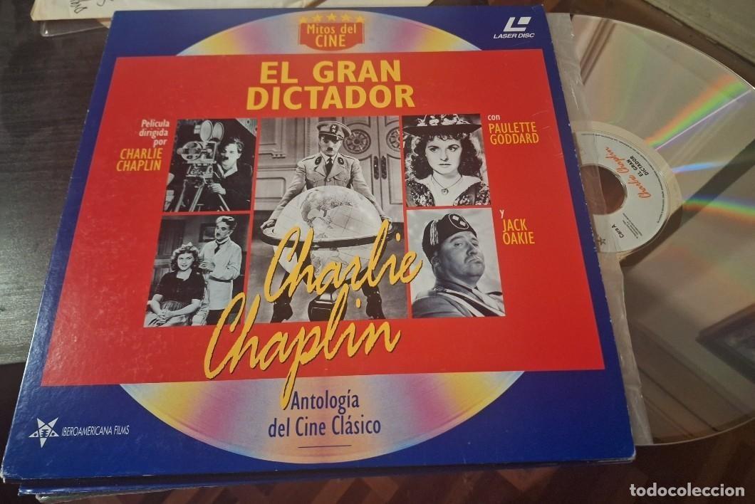 Cine: EL GRAN DICTADOR - CHARLIE CHAPLIN - LASERDISC PIONEER 1990
