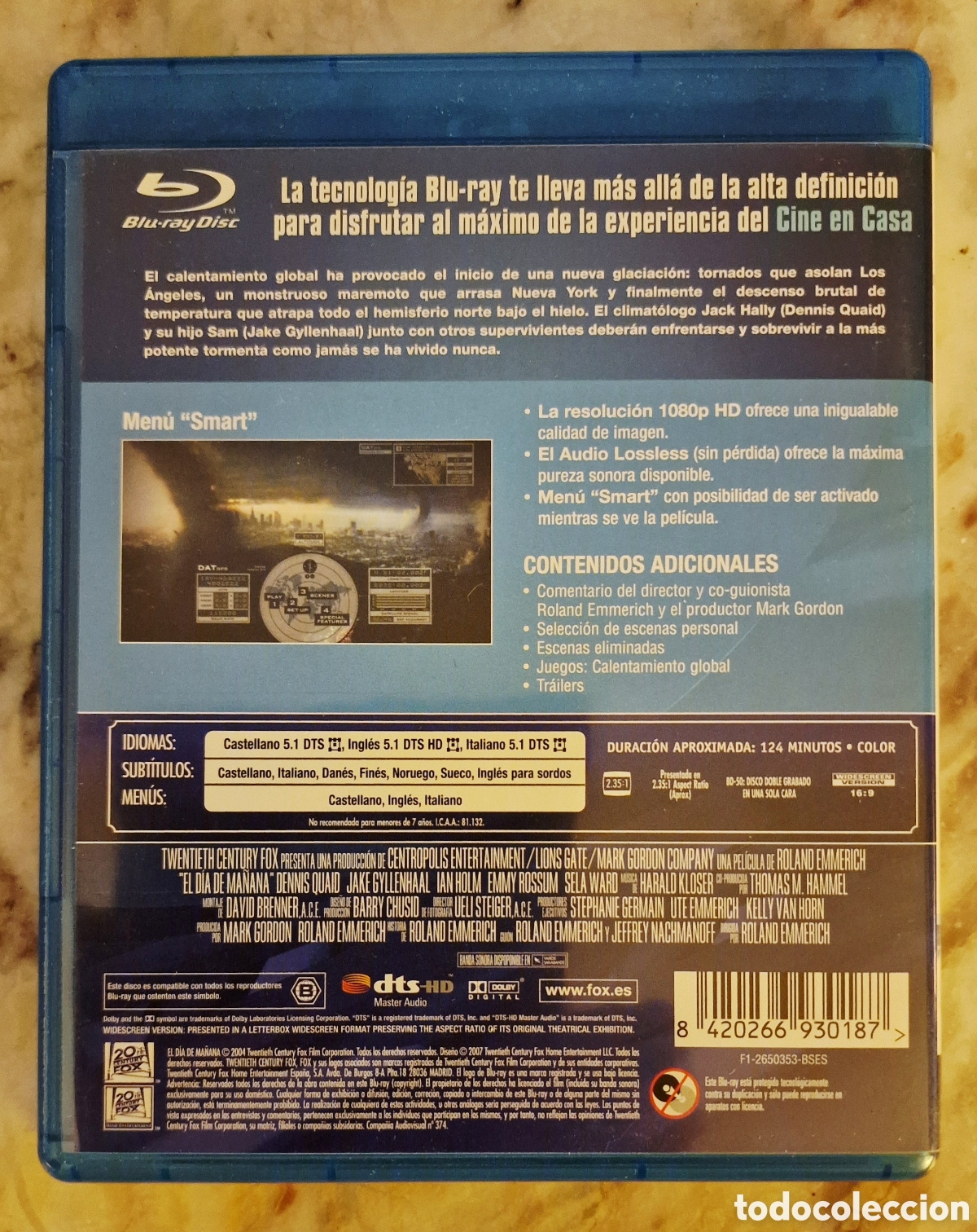 Cine: El d&iacute;a de ma&ntilde;ana Blu-ray - Foto 2