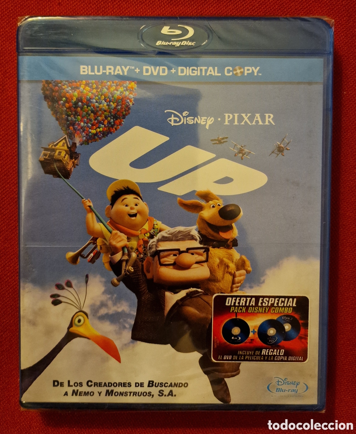 Cine: Up, de Disney Pixar. Precintada. Blu-ray, DVD y copia digital