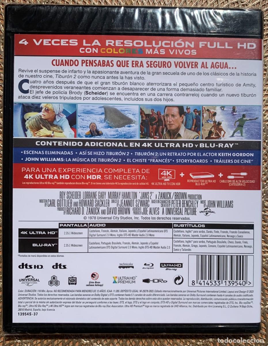Cine: Tiburon 2 (Jeannot Szwarc, 1978) - Edic. 4K UHD - Foto 2