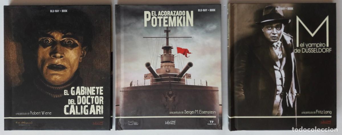 Cine: M, el vampiro de Dusseldorf / El gabinete del Dr. Caligari / El acorazado Potemkin BR Digibook