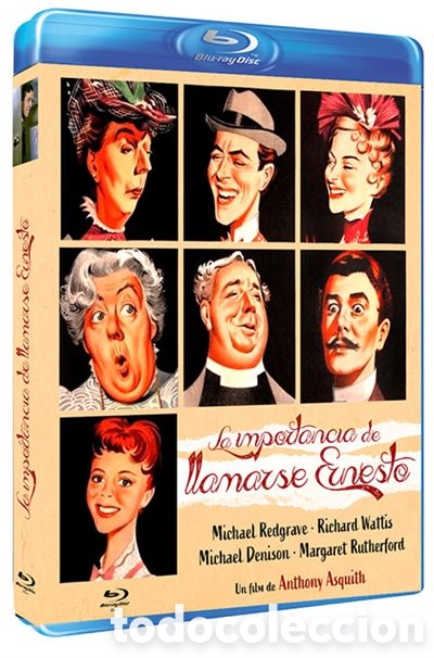 Cine: La Importancia De Llamarse Ernesto - Blu-Ray R (Bd-R)