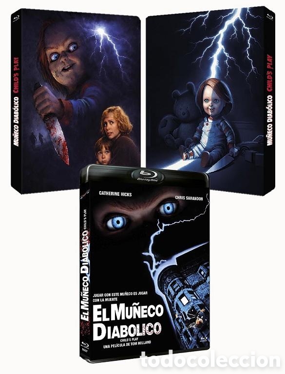 Cine: Mu&ntilde;eco Diab&oacute;lico (Child&acute;s Play) + Steelbook - Blu-Ray