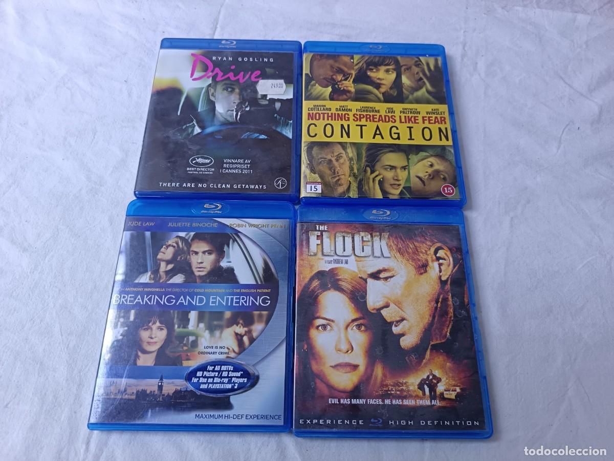 Cine: 4 Pel&iacute;culas en Blu-Ray Disc, varios t&iacute;tulos, en sus car&aacute;tulas originales