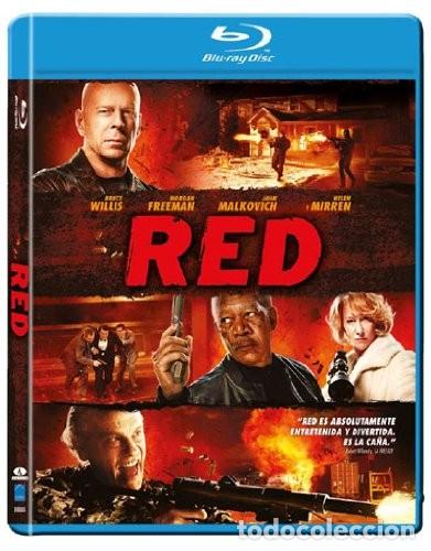Cine: RED - BLURAY COMO NUEVO CON BRUCE WILLIS, MORGAN FREEMAN Y JOHN MALKOVICH