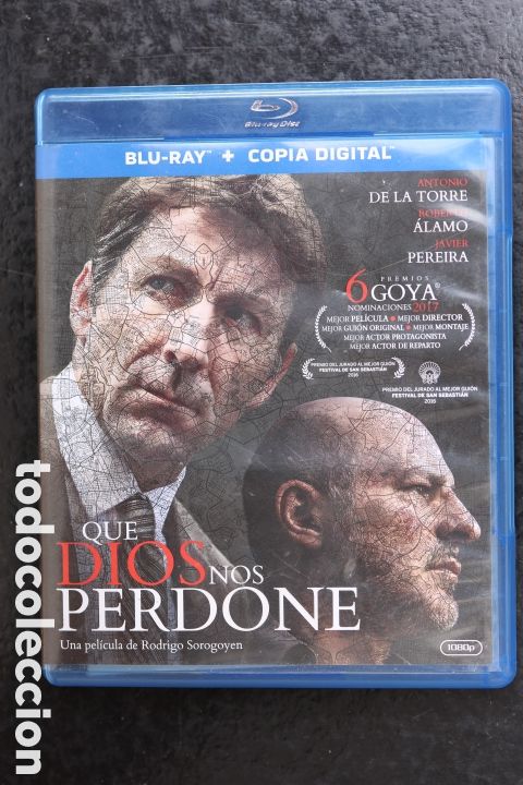 Cine: Blu-ray. QUE DIOS NOS PERDONE. Edici&oacute;n Espa&ntilde;a. Rodrigo Sorogoyen. Como nuevo.