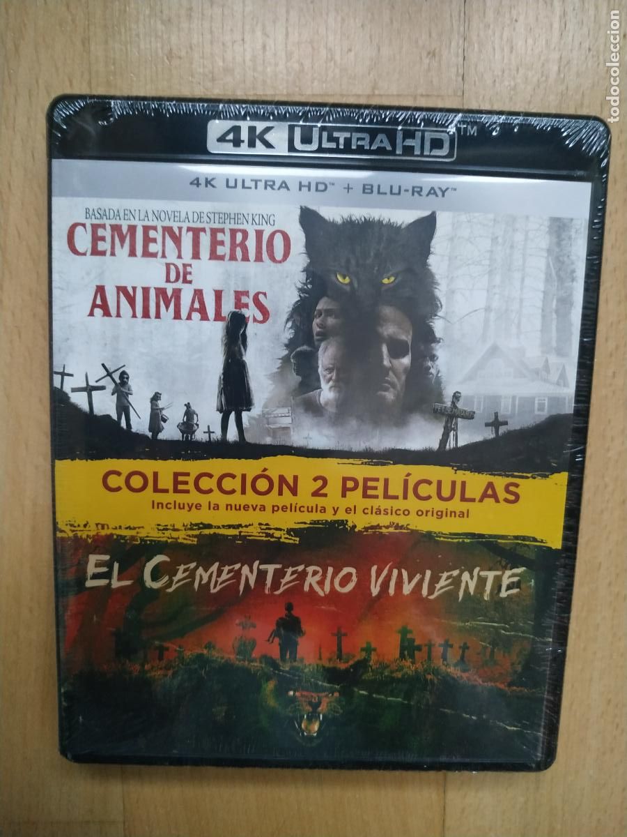 Cine: Pet Sematary Pack 2 Peliculas (4K UHD + Blu-ray): Cementerio Viviente (1989) (Mary Lambert) + Cement