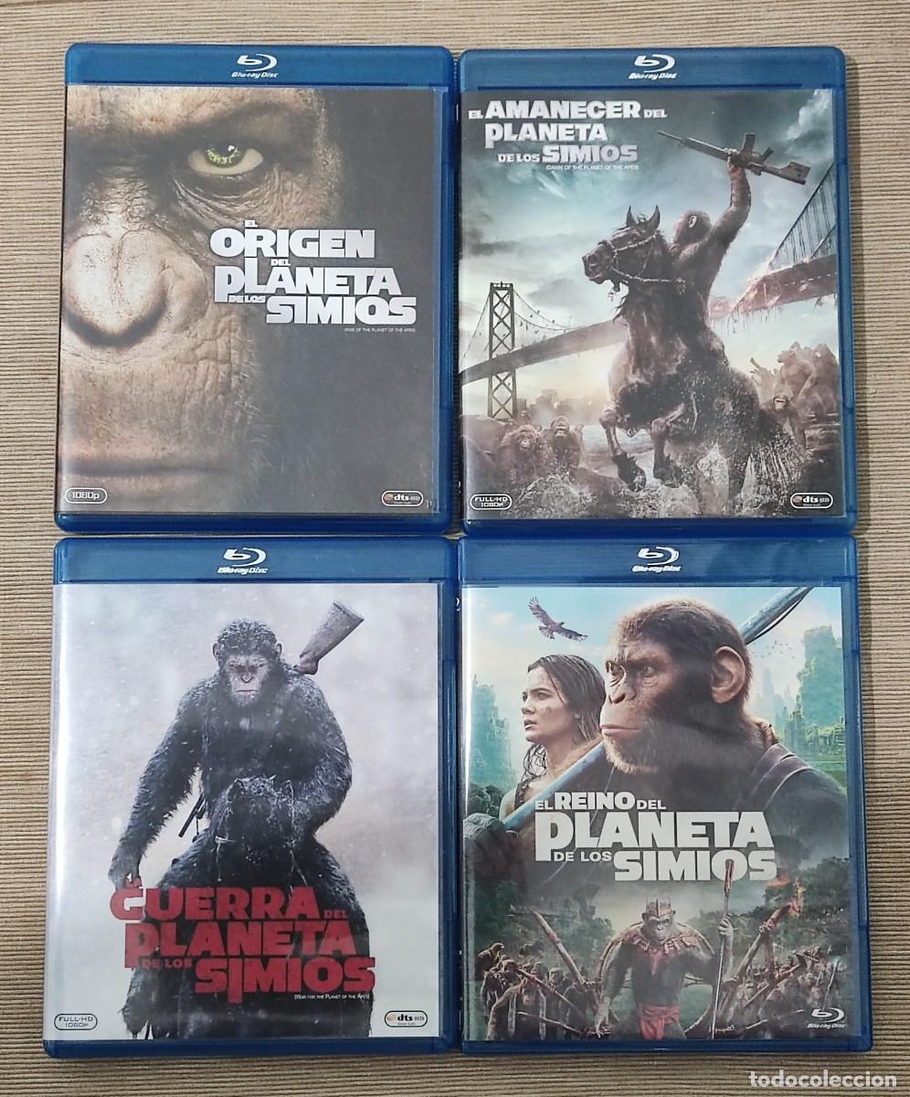 Kino: Blu ray Pack El planeta de los simios (Origen, Amanecer, Guerra y Reino)