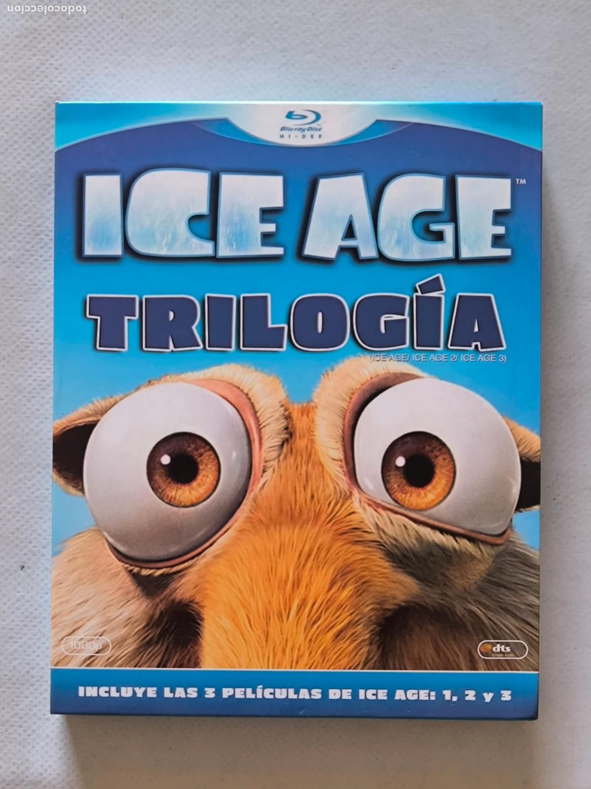 Cine: BLU-RAY ICE AGE LA TRILOGIA - 1, 2 Y 3 - 3 DISCOS - BLUE SKY (5H)