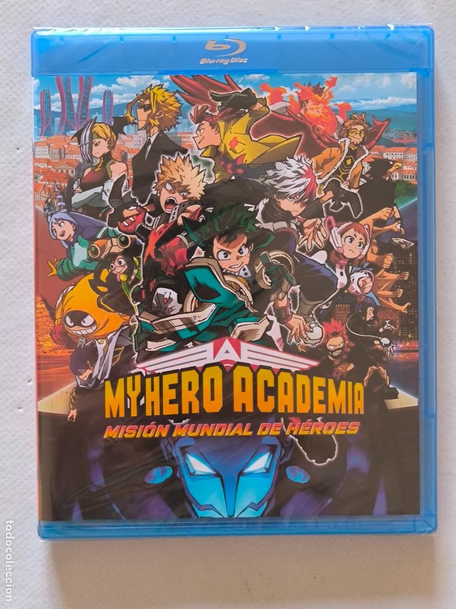 Cine: BLU-RAY MY HERO ACADEMIA - MISION ANUAL DE HEROES - ANIME - NUEVO, PRECINTADO (5H)