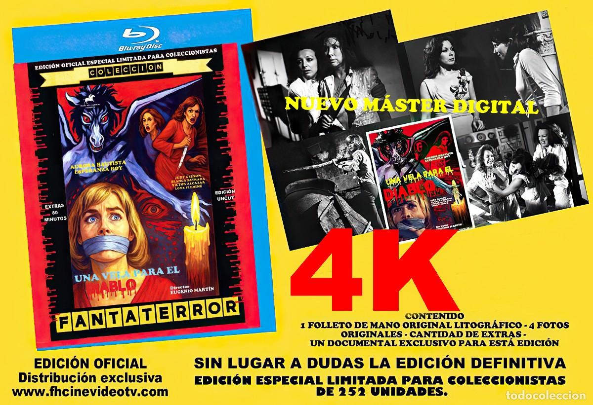 Cine: UNA VELA PARA EL DIABLO BLU-RAY NUEVA EDICI&Oacute;N OFICIAL LIMITADA PARA COLECCIONISTAS FANTATERROR