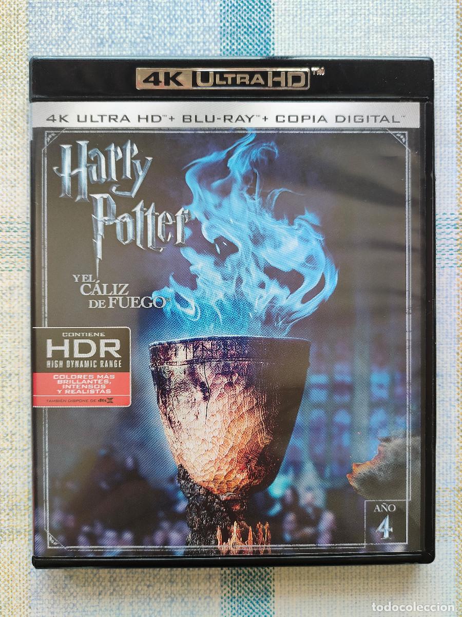 Cine: HARRY POTTER Y EL C&Aacute;LIZ DE FUEGO - 4K ULTRA HD BLU-RAY + BLU-RAY