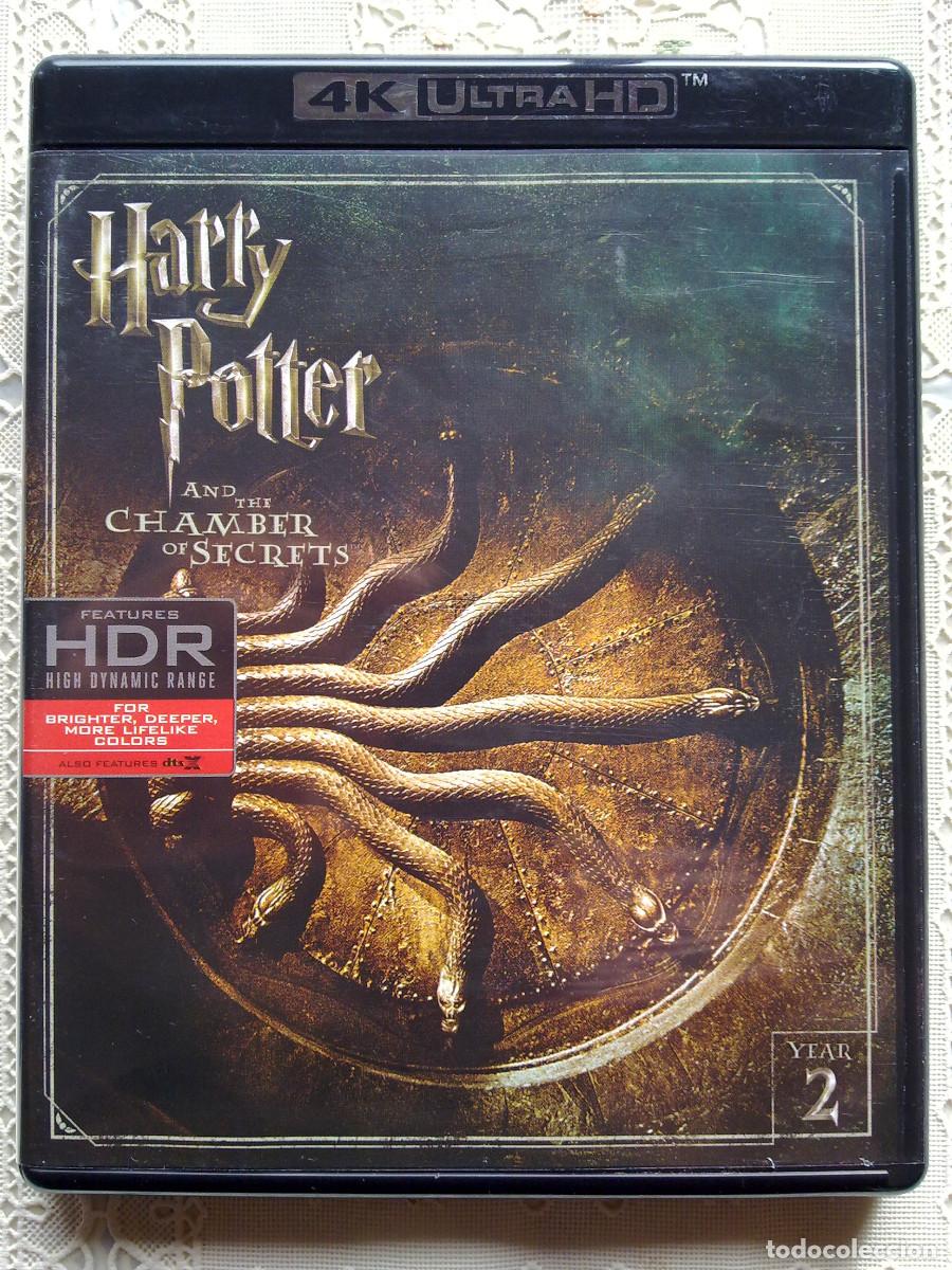 Cine: HARRY POTTER Y LA C&Aacute;MARA SECRETA - 4K ULTRA HD BLU-RAY + 2 BLU-RAY - EDICI&Oacute;N USA (CON DISCO EXTRA)
